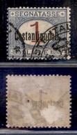 Uffici Postali All'Estero - Levante - Costantinopoli - Segnatasse - 1922 - 1 Lira (4) Usato (140) - Andere & Zonder Classificatie