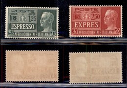 Colonie - Africa Orientale Italiana - Espressi - 1938 - Espressi (1/2) - Ottimamente Centrati - Gomma Integra (125) - Autres & Non Classés