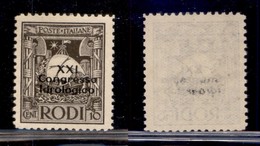Colonie - Egeo - Emissioni Generali - 1930 - 10 Cent Congresso Idrologico (13) - Gomma Integra (250) - Sonstige & Ohne Zuordnung