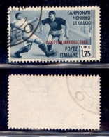 Colonie - Egeo - Emissioni Generali - 1934 - 1.25 Lire Calcio (78) - Usato (260) - Other & Unclassified