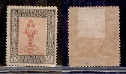 Colonie - Libia - 1921 - 15 Cent Pittorica (25) - Gomma Originale (200) - Sonstige & Ohne Zuordnung