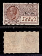 Colonie - Libia - Posta Aerea - 1929 - 80 Cent (2) - Gomma Integra - Ottimamente Centrato (600) - Other & Unclassified