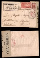 Colonie - Libia - Espressi - 10 Cent (4) + 25 Cent (1/I Espressi) - Busta Da Tripoli A Roma Del 8.7.17 - Other & Unclassified