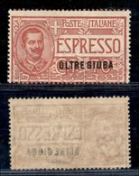 Colonie - Oltre Giuba - 1926 - 70 Cent (1) Con Soprastampa Spostata Sopra Il Valore - Gomma Integra Con Leggera Piega -  - Andere & Zonder Classificatie