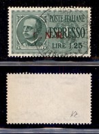 RSI - G.N.R. Brescia - Espressi - 1943 - 1,25 Lire (19/IIia) Usato - G Deformata Con Punto Piccolo Dopo N - Other & Unclassified