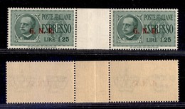 RSI - G.N.R. Brescia - Espressi - 1943 - 1,25 Lire (19/III) - Coppia Con Interspazio Al Centro - Gomma Integra - Andere & Zonder Classificatie