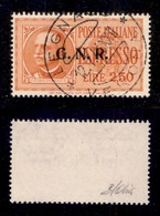 RSI - G.N.R. Brescia - Espressi - 1943 - 2,50 Lire (20/IIg) Usato A Legnago - Punti Grossi - Oliva - Andere & Zonder Classificatie