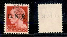 RSI - G.N.R. Verona - 1944 - 20 Cent (473iab) Usato A Verona (Titolare) - Punto Piccolo Dopo G - Andere & Zonder Classificatie