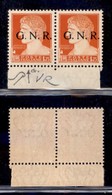 RSI - G.N.R. Verona - 1944 - 1,75 Lire (481iab + 480) - Coppia Bordo Foglio Con Punto Piccolo Dopo G A Sinistra - Gomma  - Other & Unclassified