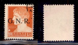 RSI - G.N.R. Verona - 1944 - 1,75 Lire (481iab) Usato - Punto Piccolo Dopo G + Punto Grosso Dopo R - Non Catalogato - Ce - Otros & Sin Clasificación