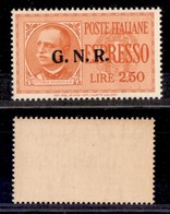 RSI - G.N.R. Verona - Espressi - 1944 - 2,50 Lire (20) - Gomma Integra (700) - Sonstige & Ohne Zuordnung