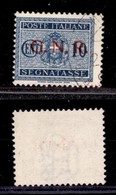 RSI - G.N.R. Verona - Segnatasse - 1944 - 10 Cent (48) Usato A Verona (Titolare) - Tracce Di Spazio Tipografico Sulla De - Otros & Sin Clasificación