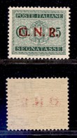 RSI - G.N.R. Verona - Segnatasse - 1944 - 25 Cent (50) - Gomma Integra - Ottimamente Centrato - Otros & Sin Clasificación
