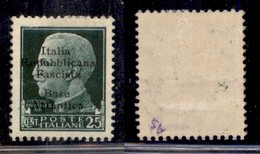 Emissioni Locali - Base Atlantica - 1943 - 25 Cent (9) - Gomma Originale (180) - Andere & Zonder Classificatie