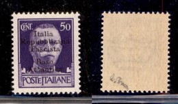 Emissioni Locali - Base Atlantica - 1943 - 50 Cent (11g) - L Di Atlantica Diverso - Gomma Integra - Timbrino Brunn (240) - Andere & Zonder Classificatie