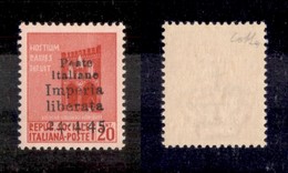 C.L.N. - Imperia - 1945 - Non Emesso - 20 Cent (22 Varietà) Con Soprastampa In Basso - Gomma Integra - Non Catalogato - Other & Unclassified