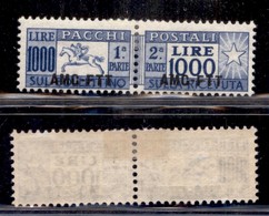 Trieste  - Trieste AMG FTT - Pacchi Postali - 1954 - 1000 Lire (26) - Gomma Originale (125) - Other & Unclassified