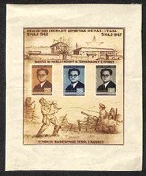 ALBANIA - 1947 - Foglietto Quetal Stafa (Block 4) - Leggera Piega Orizzontale - Nuovo Senza Gomma (130) - Other & Unclassified