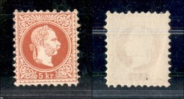 AUSTRIA - 1867 - 5 Kreuzer (37IA) - Gomma Integra - Andere & Zonder Classificatie