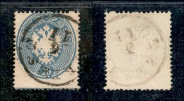 AUSTRIA - 1863 - 10 Kreuzer (25) Usato - Dentellatura Orizzontale Spostata E Riga Di Colore Da Bordo Foglio In Basso - Autres & Non Classés