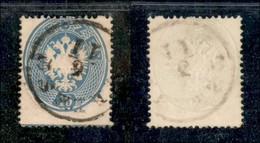 AUSTRIA - 1863 - 10 Kreuzer (25) Usato - Dentellatura Orizzontale Spostata E Riga Di Colore Da Bordo Foglio In Basso - Other & Unclassified