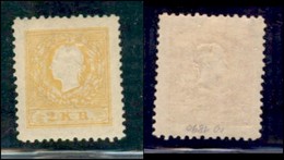 AUSTRIA - 1890 - Ristampe - 2 Kreuzer (10/II) - Gomma Originale - Andere & Zonder Classificatie