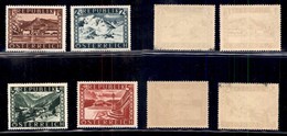 AUSTRIA - Repubblica - 1945 - Alti Valori Paesaggi (767/770) II Tipo - Serie Completa - Gomma Integra (68) - Sonstige & Ohne Zuordnung