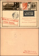 AUSTRIA - 1928 (21 Maggio) - Salzburg Kostanz - Aerogramma Del Volo - Andere & Zonder Classificatie