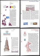 FRANCIA - 2001/2009 - Collection Historique Du Timbre-poste Francais - Insieme Di 16 Cartoncini Diversi Del Periodo - Pr - Sonstige & Ohne Zuordnung