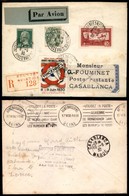 FRANCIA - 1930 (8 Giugno) - Vincennes/Giornata Nazionale Dell’Aviazione - Aerogramma Raccomandato Per Casablanca - Other & Unclassified