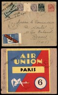 FRANCIA - 1931 (2 Marzo) - Aeroporto Di Bron/Apertura Della Linea - Aerogramma Per Rennes - Other & Unclassified