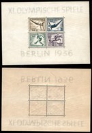 GERMANIA - 1936 - Olimpiadi Berlino (Block 5X) - Foglietto - Gomma Integra (130) - Sonstige & Ohne Zuordnung