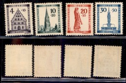GERMANIA - Baden - Zona Francese - 1949 - Friburgo (38A/41A) - Serie Completa - Gomma Integra (70) - Andere & Zonder Classificatie
