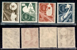 GERMANIA - BRD - 1953 - Esposizione Monaco (167/170) - Serie Completa - Gomma Integra (85) - Otros & Sin Clasificación