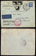GERMANIA - 1937 (19 Settembre) - Europa Sud Amerika - Aerogramma Da Mannheim A Santiago - Sonstige & Ohne Zuordnung