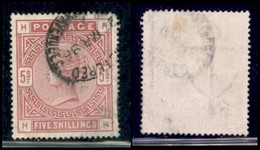 GRAN BRETAGNA - 1884 - 5 Scellini (83ax) Usato - Sonstige & Ohne Zuordnung