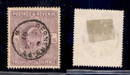 GRAN BRETAGNA - 1902 - 2 Shilling E 6 Pence Edoardo VII (115A) - Usato (90) - Sonstige & Ohne Zuordnung