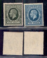 GRAN BRETAGNA - 1934 - 9 Pence +10 Pence Giorgio V (183x+184x) - Gomma Integra (76) - Other & Unclassified