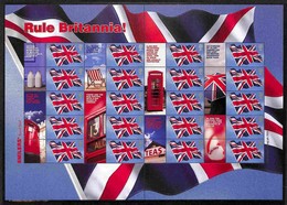 GRAN BRETAGNA - 2004 - Label Sheet Rule Britannia (LS20) - Gomma Integra - Andere & Zonder Classificatie