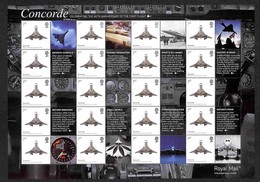 GRAN BRETAGNA - 2009 - Label Sheet Concorde (LS57) - Gomma Integra - Otros & Sin Clasificación