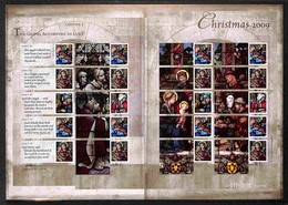 GRAN BRETAGNA - 2009 - Label Sheet Christmas 2009 (LS 67) - Gomma Integra - Other & Unclassified