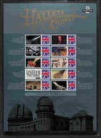 GRAN BRETAGNA - 2010 - Commemorative Sheet Halley's Comet (CS8) - Gomma Integra - Other & Unclassified