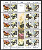 JUGOSLAVIA - 2000 - Farfalle (2962/2965) - Minifoglio Di 20 - Gomma Integra (90) - Andere & Zonder Classificatie