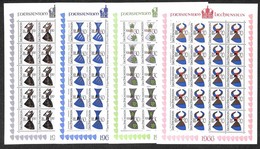 LIECHTENSTEIN - 1966 - Stemmi II (465/468) - Serie Completa In Minifogli Da 20 - Gomma Integra - Other & Unclassified