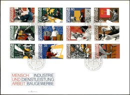 LIECHTENSTEIN - Uomo E Lavoro (849/860) - Serie Completa - FDC 10.9.84 - Sonstige & Ohne Zuordnung