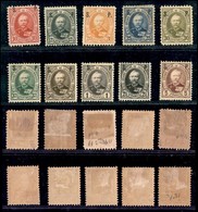 LUSSEMBURGO - 1891 - S.P. (47/56) - Serie Completa - Gomma Originale - Other & Unclassified