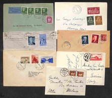 NORVEGIA - 1934/1963 - Sei Buste E Una Cartolina Per L’Italia Con Affrancature Del Periodo - Andere & Zonder Classificatie