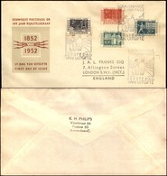 OLANDA - FDC 100 Anni Del Servizio Postale - Con La Serie (593/596) - Gravenhage 28.6.52 - Andere & Zonder Classificatie