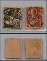 SVIZZERA - 1915 - Pro Juventute (128/129) - Serie Completa - Usata - Other & Unclassified