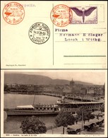 SVIZZERA - 1930 (14 Settembre) - Geneve Aviation/Vol Du Zeppelin - Aerogramma Per Lorch - Autres & Non Classés